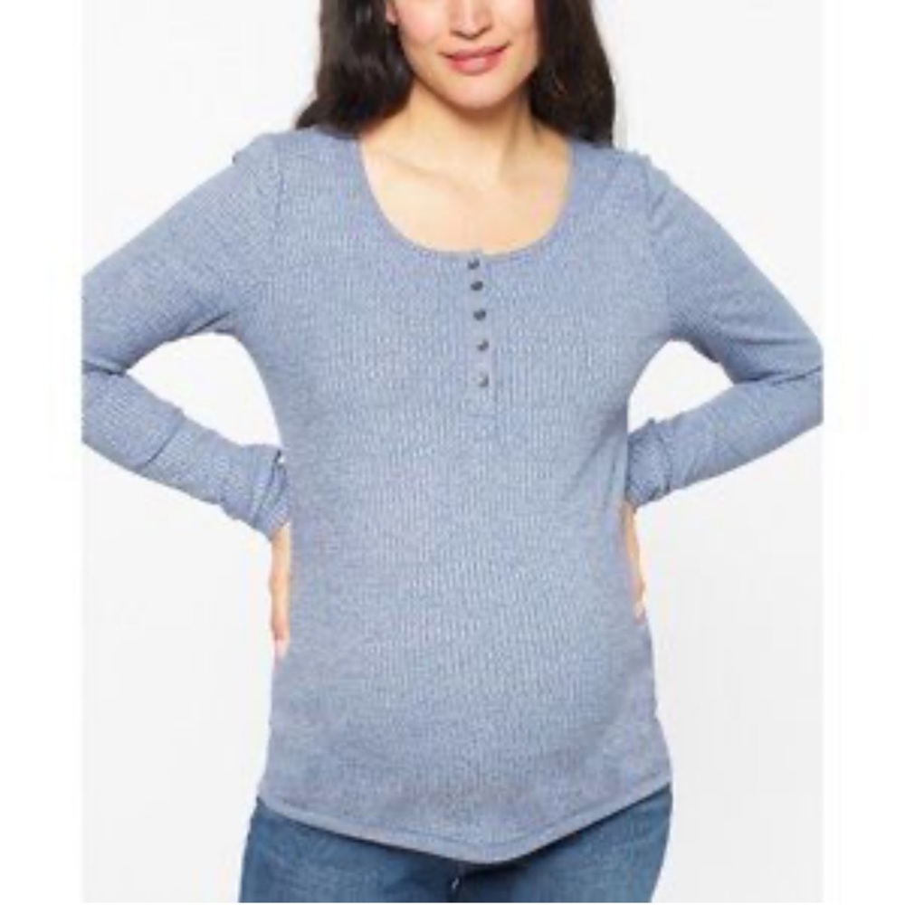A Pea in the Pod Ribbed Knit Top Large